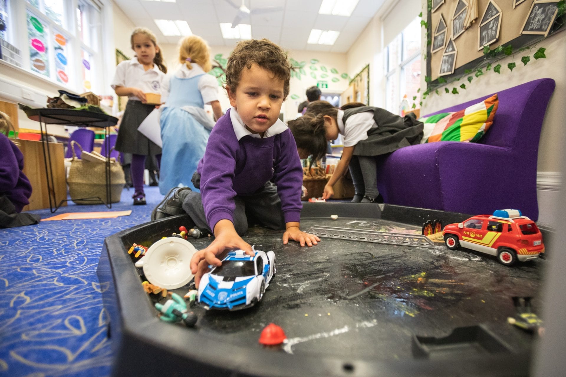 Pre-Prep playing in classroom