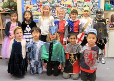 Pupil's in their Medieval Day Costumes