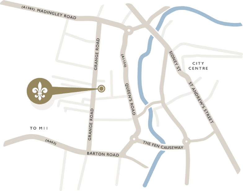 Cambridge map-optimised Cambridge map