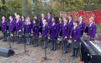 Schola Cantorum sing at the Civic Remembrance Service