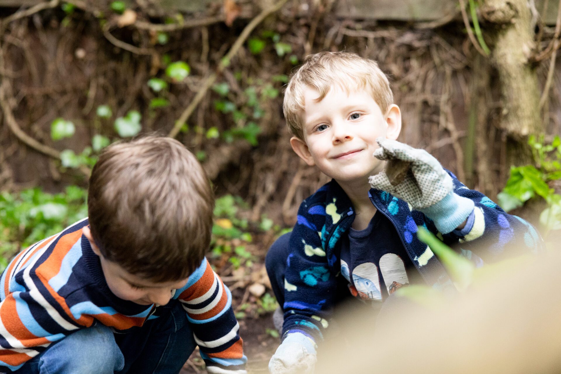 Pre-prep students in an outdoor activity