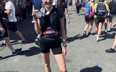 Miss Gellatly runs the Rob Burrow Leeds Marathon