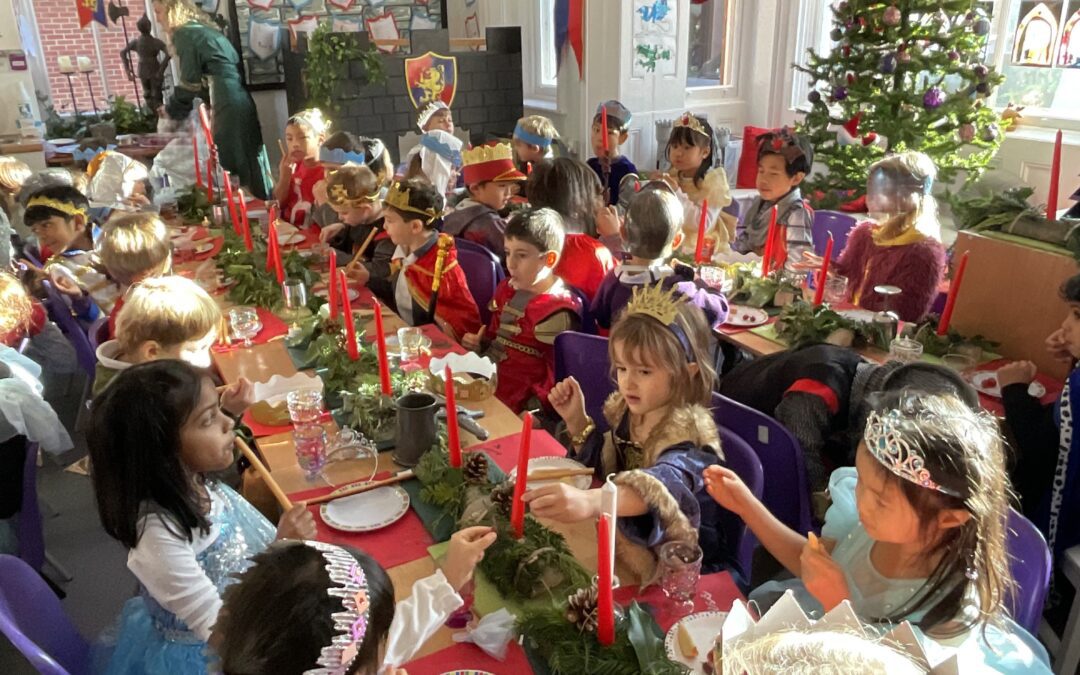 Year 1 celebrate Christmas in the Castle